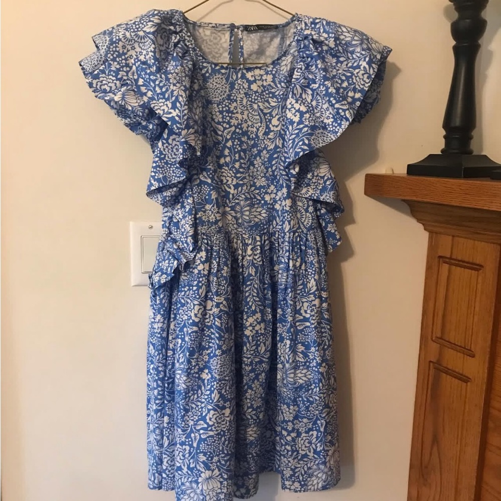 Blue Zara mini dress
